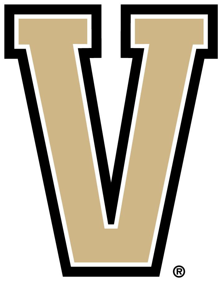 Vanderbilt Commodores 2014-2022 Secondary Logo diy DTF decal sticker